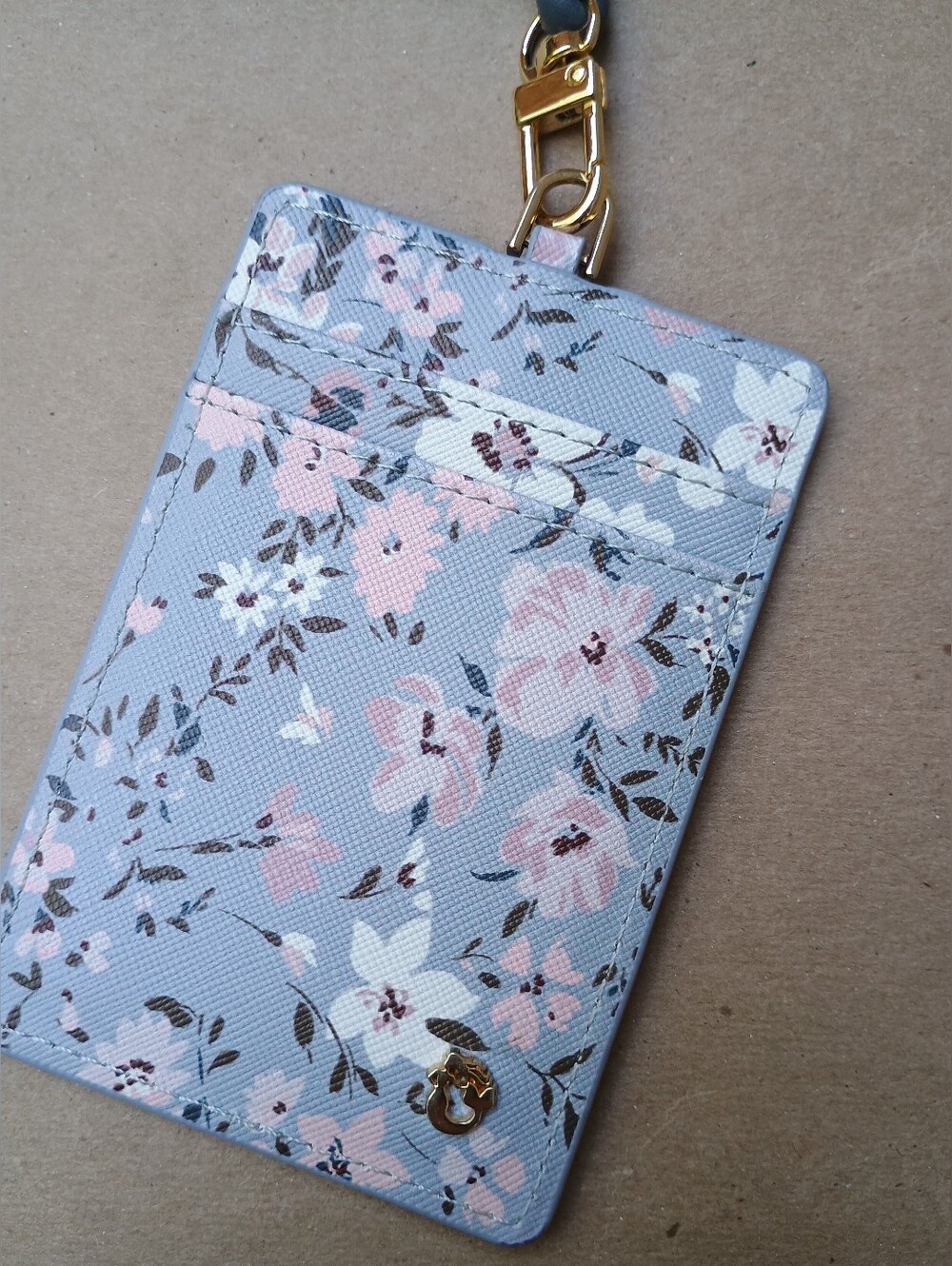 Spartina Floral ID Lanyard Badge Holder - Picture 3 of 4